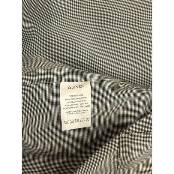 A.P.C. Cotton Shirt Jacket Men's Medium Utility Chore Streetwear Black - Picture 5 of 9